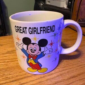 8 oz. Mickey Mouse Mug "Great Girlfriend"